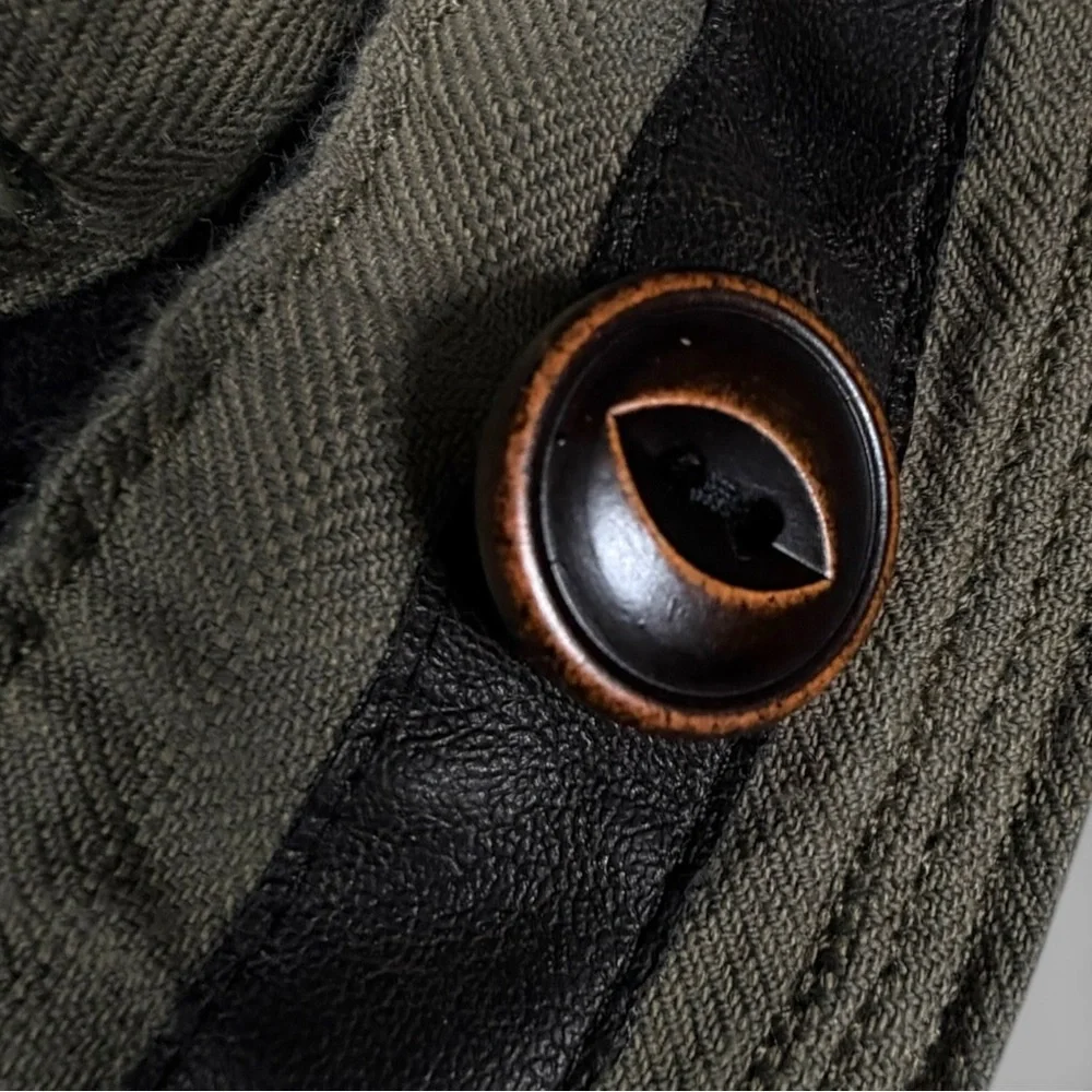 Eddie Bauer Charcoal Long Sleeve Henley Sweater‎ Shirt High Neck Button 1/4 XL - Picture 4 of 16